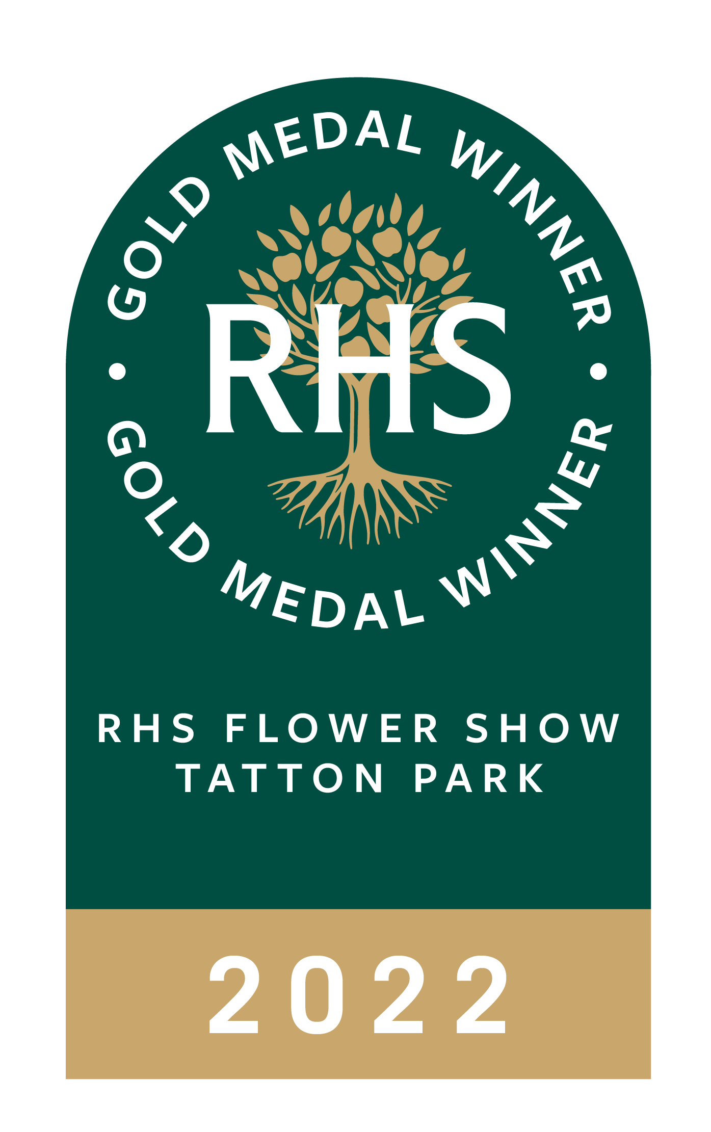 RHS Gold Medal, Tatton Park 2022, as shown on the practice site.